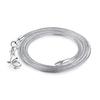 1MM Silver-Plate Snake Chain Necklace Chokers for Women Statement Jewelry Silver Color Elegant Fashion Accessories