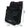 SK11 SPIDER Tobi Waist Reinforced with Stretch Interior 230mm W x 280mm H x 120mm D Pouch, Medium, Slim, Bottom, Pocket, (SPD-HG7-JY)