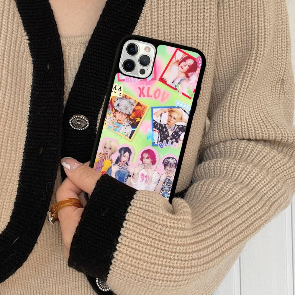 Popular Logo X-XLOV Phone Case Wireless Charging PC+TPU For IPhone 11 12 13 14 15 16 17 Pro Max Plus Case iPhone 16pro max