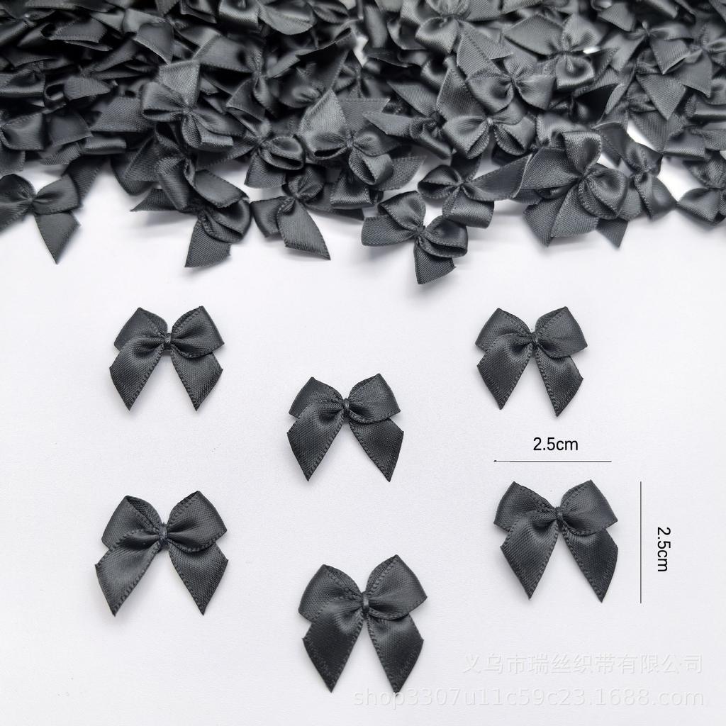 Bekleidungszubehör DIY Handgemacht Fadengebundenes Band Wickeln Mini Kleine Schleife Unterwäschezubehör