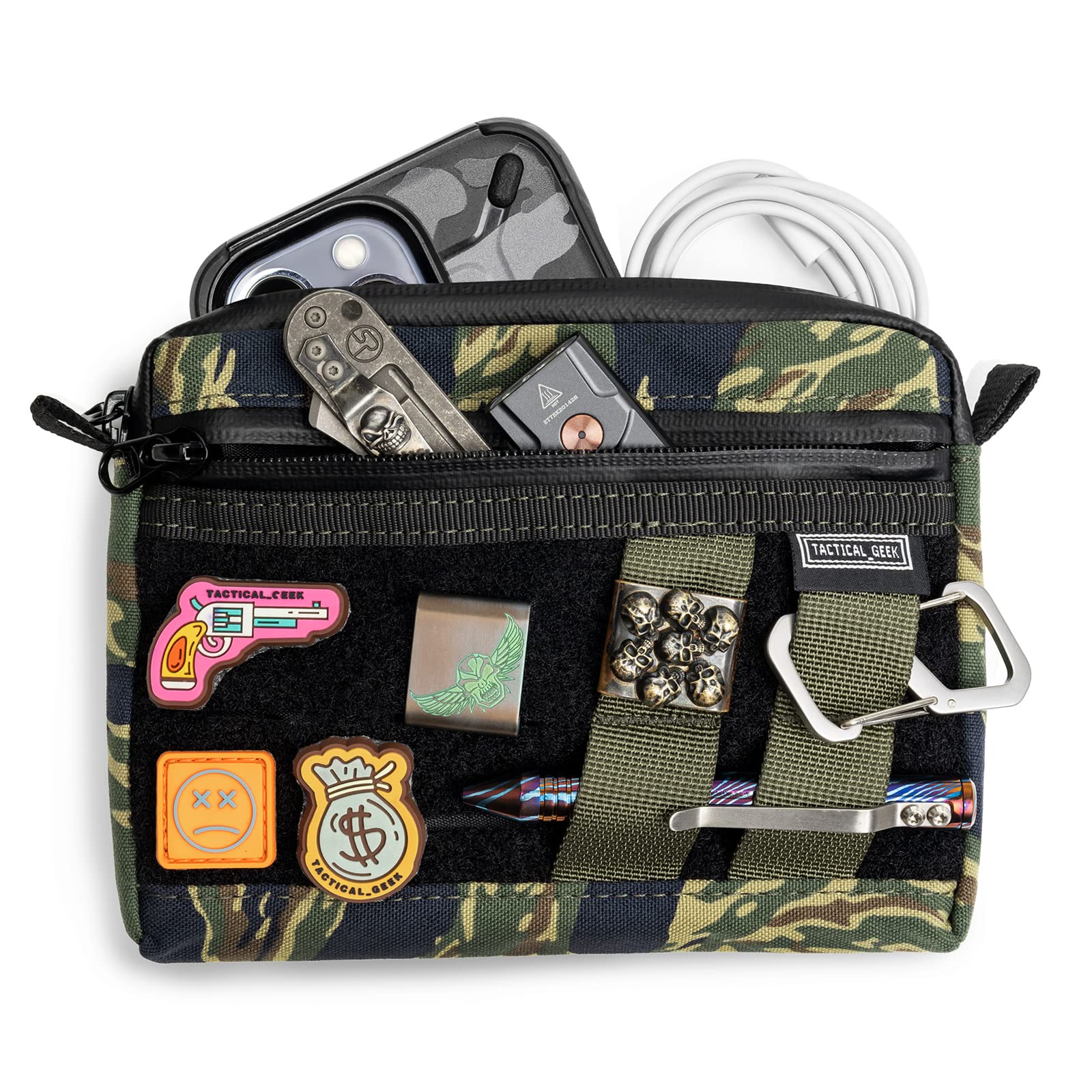 

Блок H Легкий EDC Нейлоновий Багатофункціональний Утилітарний Маленький Підсумок з Кілька Варіантами Носіння YKK Водонепроникна Кишеня Організатор Спорядження для Щоденного Носіння