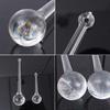 Boules en Acrylique Transparentes Goutte d'Eau Tige Longue Boule Ronde Goutte Ornements Suspendus Décorations Sapin de Noël Décor Suspendu Fenêtre