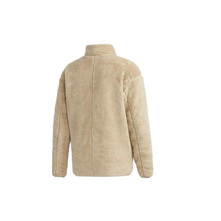 Adidas Casual Sports Warm Stand Collar Jacket Men Outerwear Brown GL7418