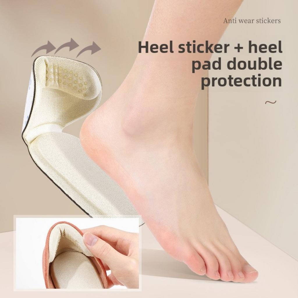 1Pairs T-shaped Heel Pad for Women, Anti Drop Heel High Heels, Anti-wear Foot Heel Pad, Half Size Pad, Major Changes, Minor Adjustments, One Size Pad