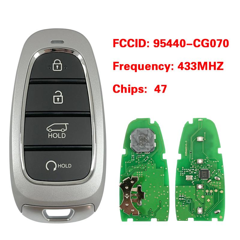 Part Number 95440-CG140 CG050 CG140 K5012 For Hyundai Staria Smart Remote Key 3 Buttons 433MHz 47 Chip FCC FOB-4F25