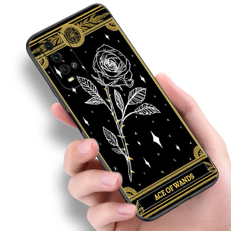 Etui na telefon Tarot Witches Moon Dla Xiaomi Redmi Note 5 6 9T K20 K40 K50 Pro 7A 8A 9A 9C 9i 10A 10C A1 S2 Miękkie TPU Czarne Etui