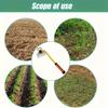 1pc Multi-Functional Manganese Steel Weeding Rake - Garden Hoeing Tool For Loosening Soil, Vegetable Harvesting Shovel, Pastoral