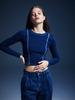 RENNESMIA Indigo Washed Top _ Deep Blue