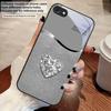 Gradient Diamond Love For iPhone 17 Air 16 E 15 14 13 Plus 12 Mini 11 17 Pro Max XR Xs Max 16E 7 8 Tempered Glass Phone Case