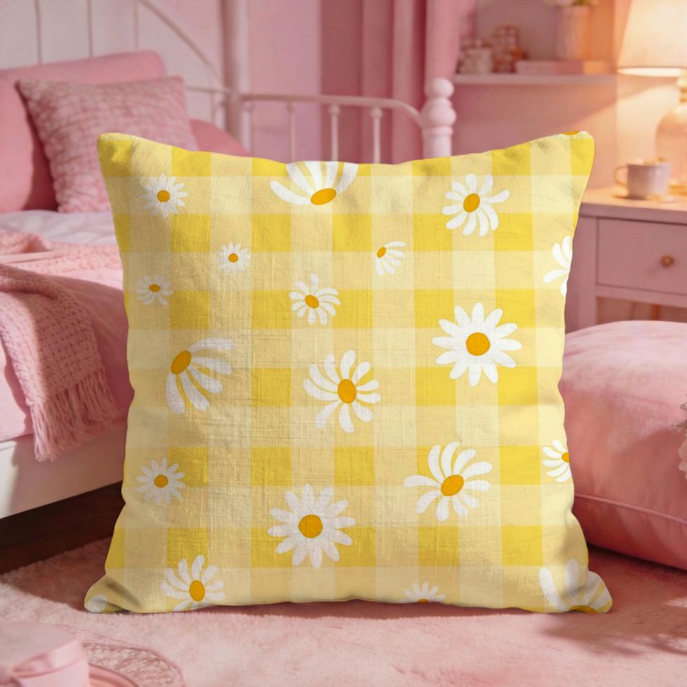 DecordaisyS Cushion Cover Premium Comfort Reversible Pillow Cove Two in One Design for Any Room Car Interior