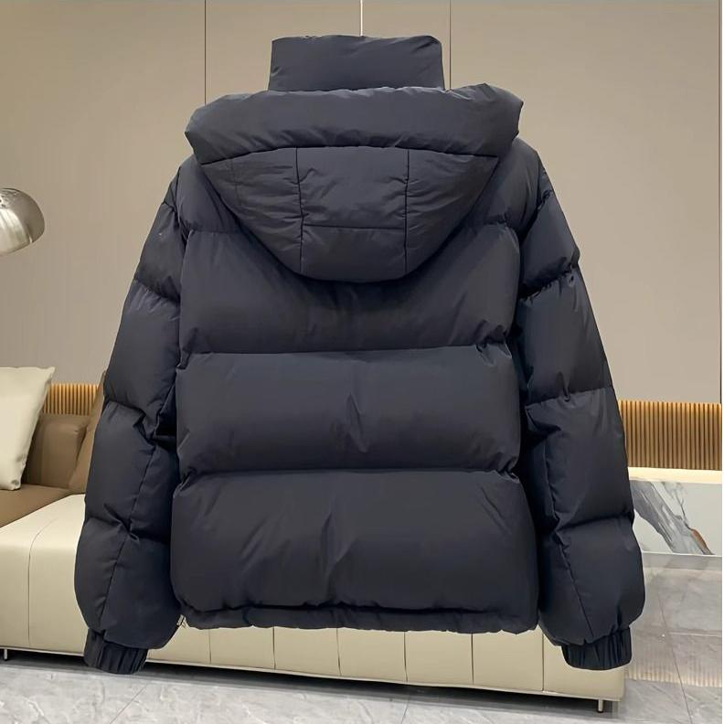 Padded Jacket Women's Large Size Hooded New Year Padded Jacket Women's Short Down Padded Jacket Winter Small Jacket All-match