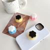 Two-Color Simulated Jelly Cream Wind Mobile Phone Airbag Bracket Back Sticker Retractable Portable Niche Lazy Ring