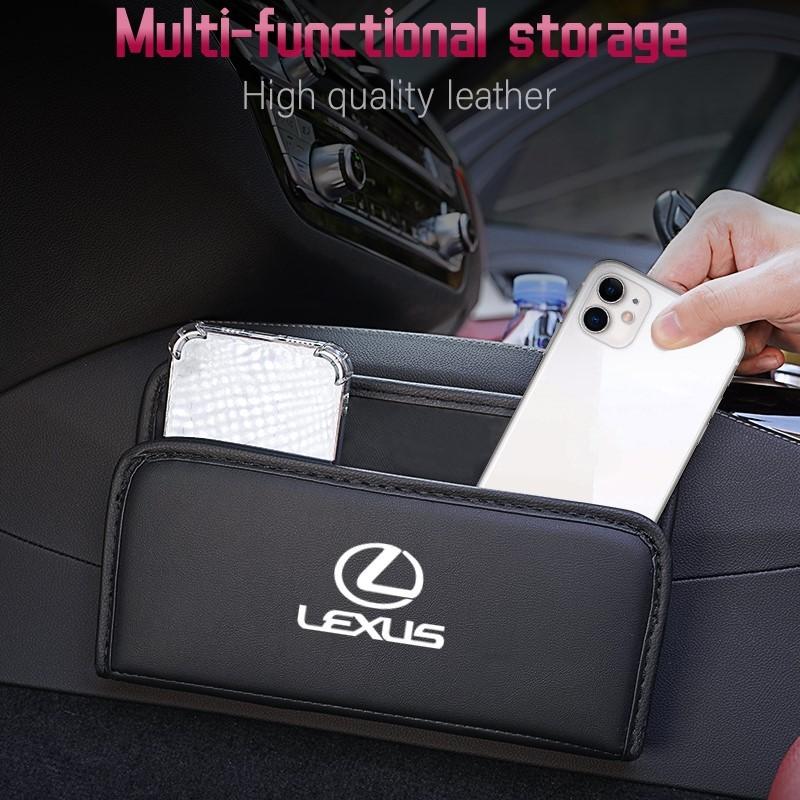 AAPJ1 2026 Hot Interior Stickers Stowing Tidying Car Leather Multi-use Storage Bag For Lexus IS250 IS200 CT200h GS300 LS430 RX450h LX5