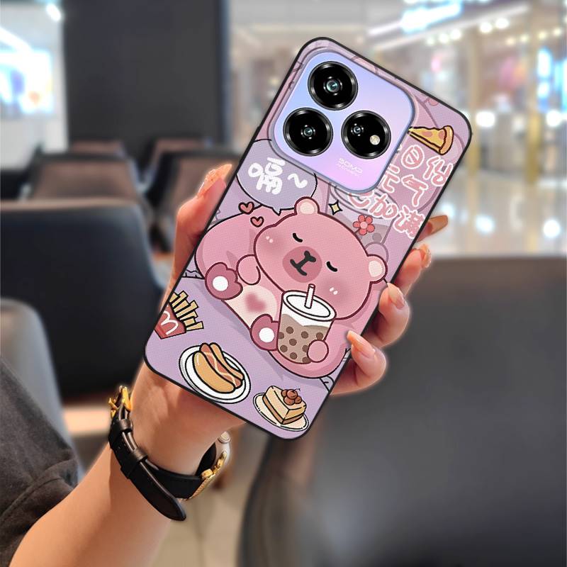 Couple Durable Phone Case For ZTE Blade V60 Design/Axon 60 Lite Waterproof Graffiti Protective Fashion Design TPU Cute
