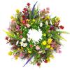 Kai Jin Spring/Summer Artificial Flower Wreath - Front Door Hanging Ornament & Photography Prop