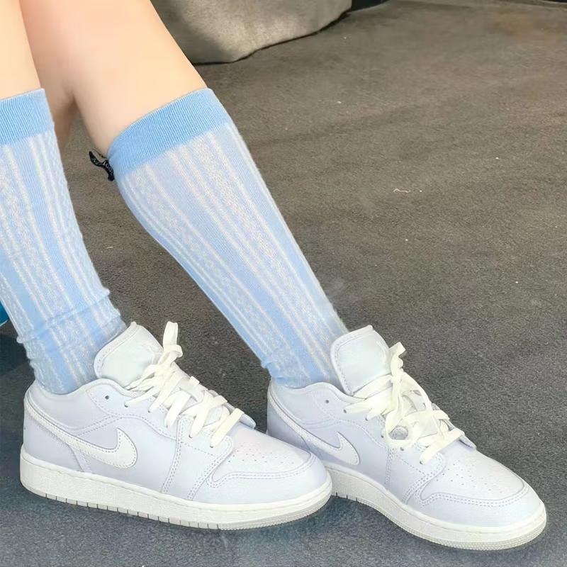 Jordan 1 Low Gs Cobalt Bliss Neutral Grey White FV8486-400