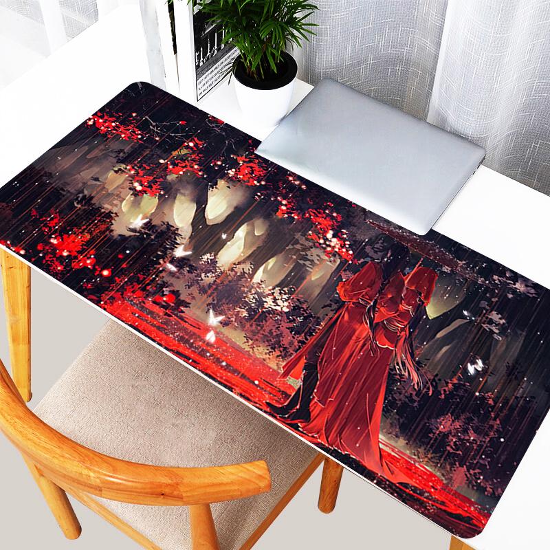 Hot Anime Mouse Pad kawaii Gaming Accessories Tian Guan Ci Fu Varmilo Keyboard Pad PC Computer Desk Mat Notbook Rubber Mousepad