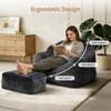 Bear Paw Single Sofa with Ottoman– Elevate Your Relaxation Space