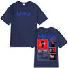 Rapper Maka Aura 2025 Tour Concert Print T Shirts Men Women Fashion Hip Hop Vintage Tshirts Casual Cotton High Quality T Shirt