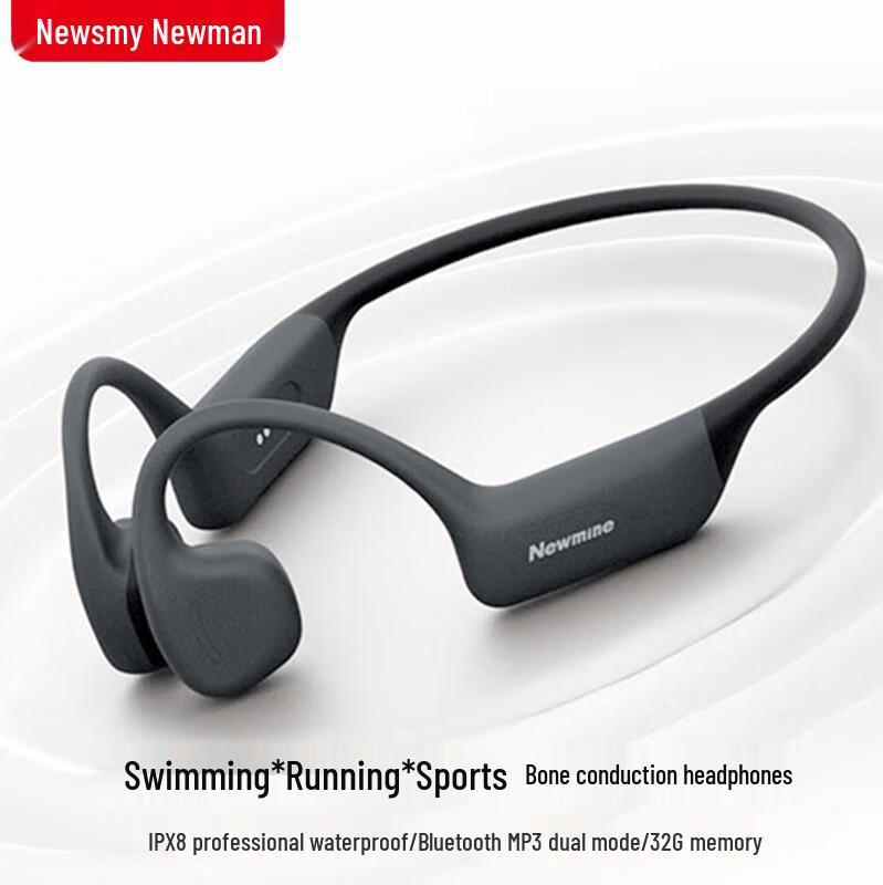 Newman Bone Conduction IPX8 Waterproof Sports Headphones