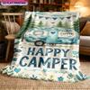 1pc Blanket Camping Cabin Natural Scenery Winter Flannel Blanket Soft High-definition Digital Print Modern Style Nap Throw Blanket