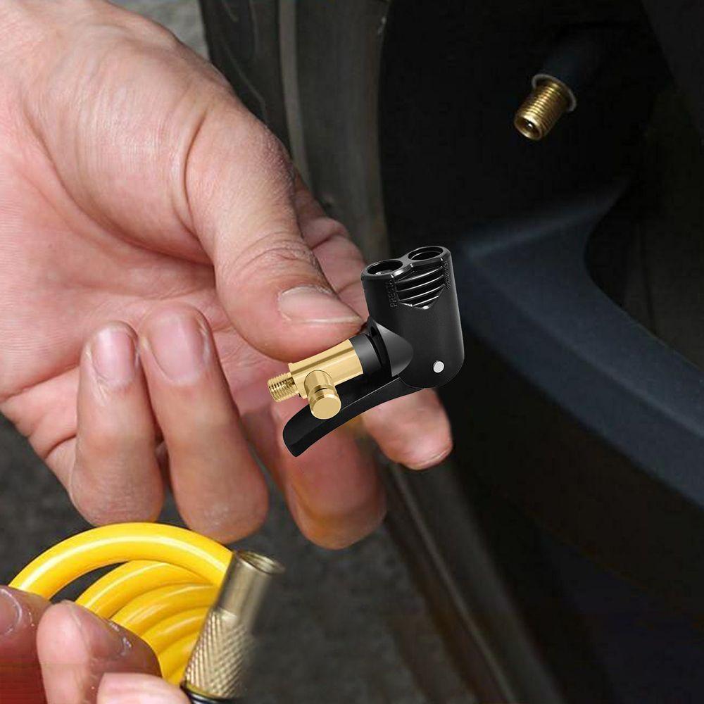 Valve Connector Inflatable Pump Adapter Car Tire Air Chuck Inflator Tyre Inflatable Adapter