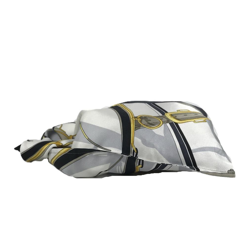 Hermes Petit H Tea Ash Furoshiki PM Pouch Bag Furoshiki Hand Bag