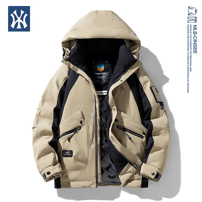 MLB & NY Co-Branded 2025 Men's Winter Mountain Series Windproof Down Workwear Jacket