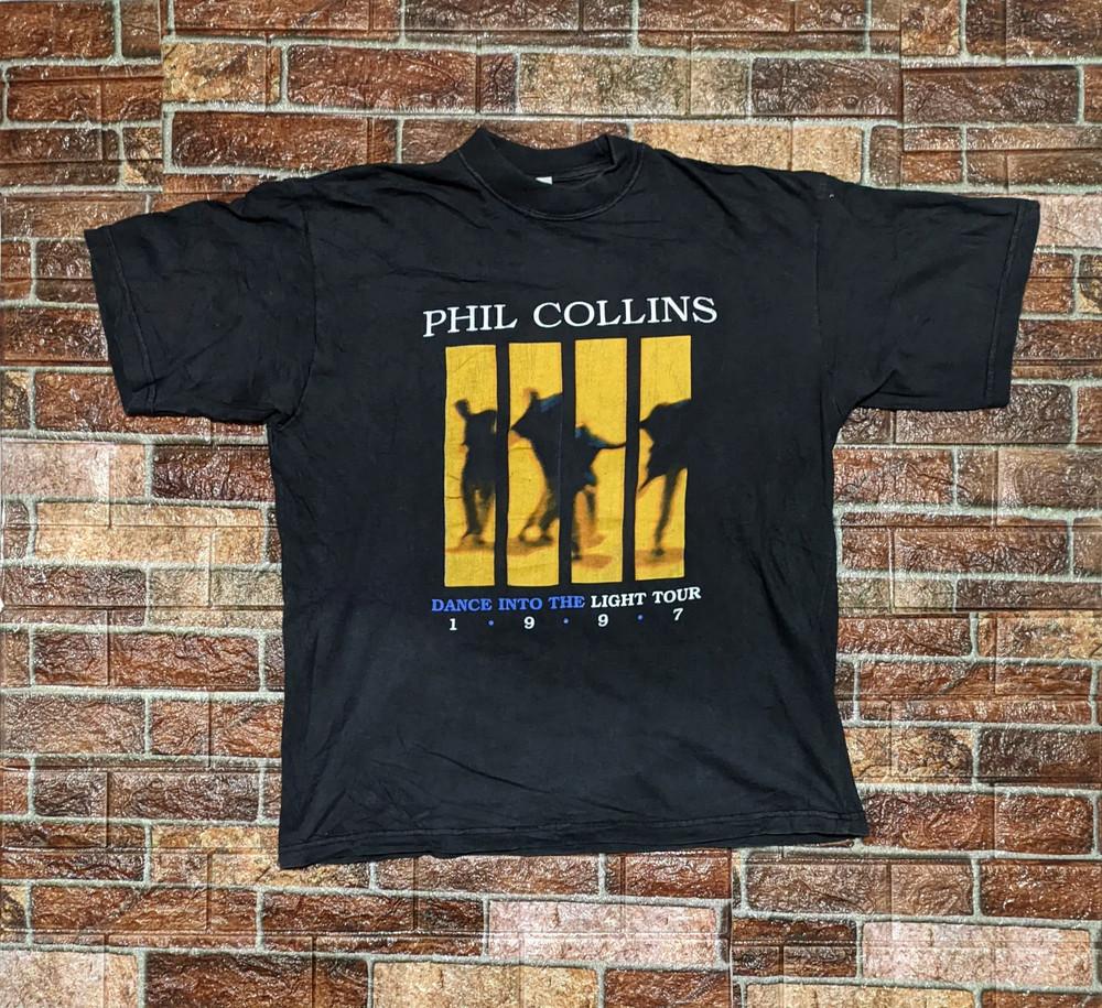 Vintage Phil Collins Dance Into the Light Tour 1997 IL592 Unisex T-Shirt S