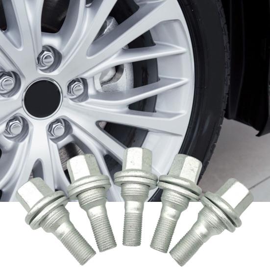 M12 Wheel Bolt Flat Seat Hexagon Grade 12.9 Strength High Hardness 57mm Car Tire Hub Screw for Peugeot 307 for Citroen for Triumph for Sega Fengshen
