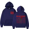 Bruno Mars The Romantic Tour 2026 Print Hoodie Unisex Fashion Pullover Long Sleeves Loose Aesthetic Sweatshirts Fan Gifts