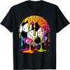Colorful Dripping Soccer Art Sport Illustration Melting Ball T-Shirt