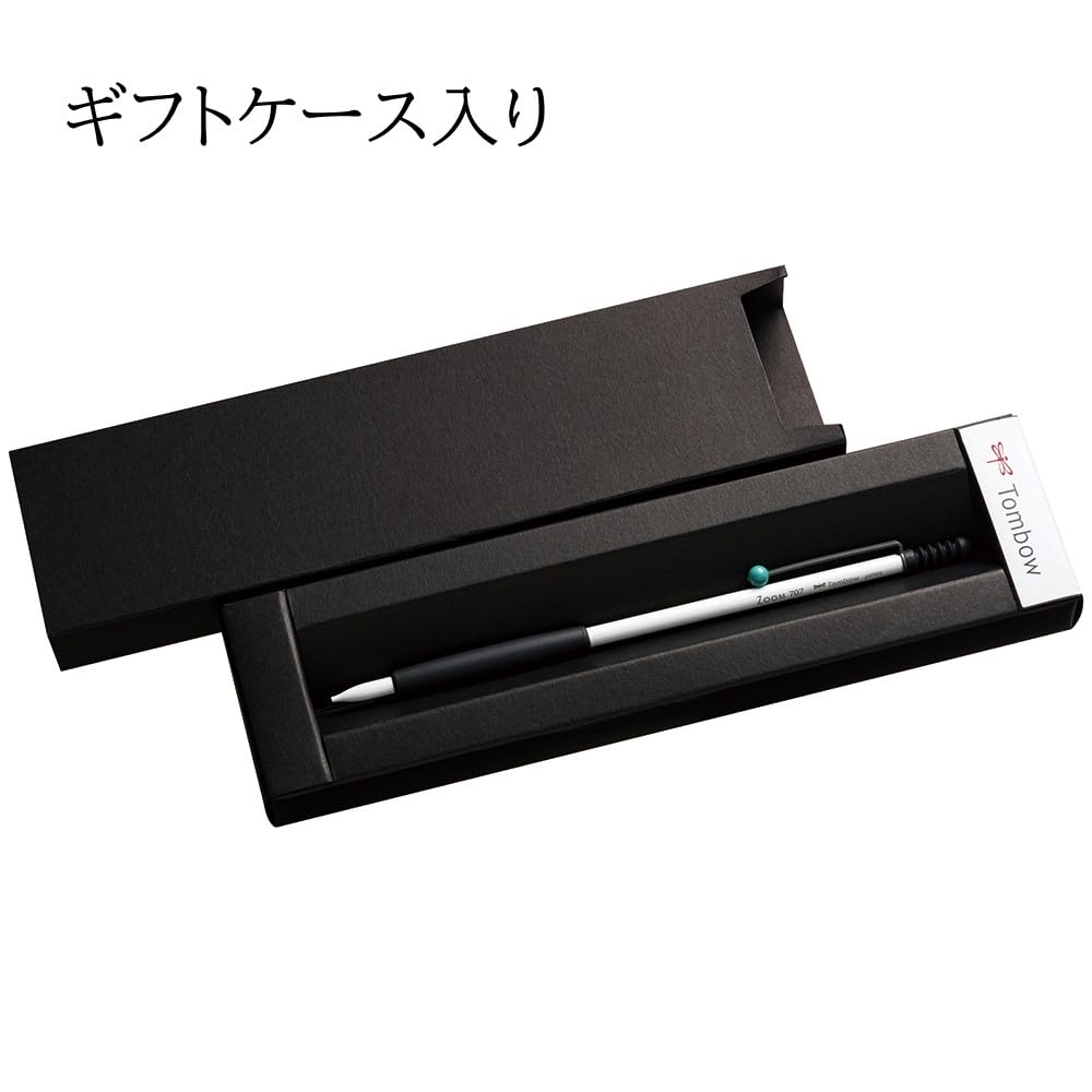 Tombow ZOOM 707 Mechanical with Gift Case Pencil, 0.5mm, White-Green, (SH-ZS04AZ)