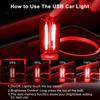 Retro USB Car Night Light, Touch Dimmable LED Filament Light