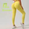 Peach Breathable Elastic Tight-Fit Yoga & Running Fitness Pants Set