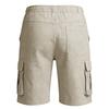 Pantaloncini Cargo Casual da Uomo con Coulisse in Vita, Vestibilità Rilassata con Tasche Multiple, Tessuto Leggero e Traspirante per l'Uso Quotidiano