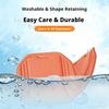 SEAMETAL Universal All-Season Car Seat Cushion, Latex Filled High-Elastic Breathable Seat Pad, Backless Anti-Fatigue Seat Protector