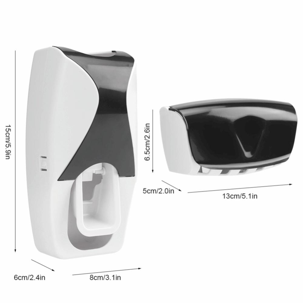 Dust-Proof Toothpaste Dispenser Plastic Toothpaste Squeezer Bathroom Washroom