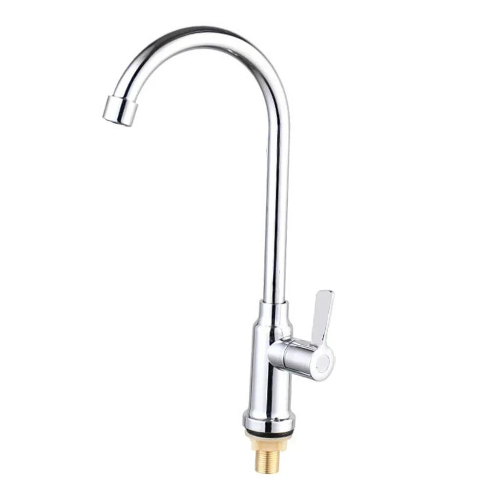 

G1/2 Plastic Kitchen Faucet Water Purifier Single Lever Hole Cold Tap Faucet Water Mixer Taps Bathroom Accessories China Mainland