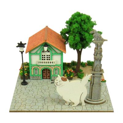 Sankei Studio Ghibli Mini Il Ritorno del Gatto Muta e l'Ufficio del Gatto Scala non definita Papercraft MP07-63