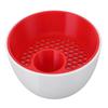 Dual Chamber Pistachio Bowl with Shell Container Snack Organizer for Pistachios Cherries Olives