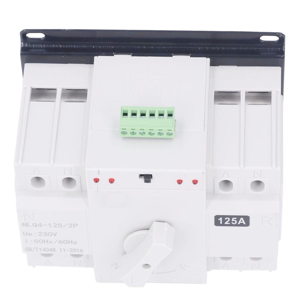 Dual Power Automatic Transfer Switch Electrical Selector Switch for Office Buildings 230V