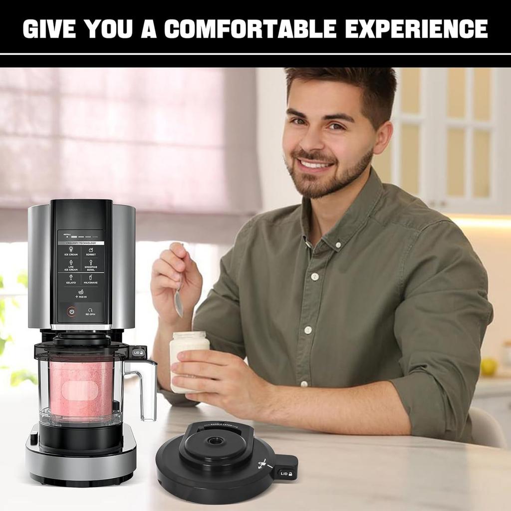 Vnější víko mísy NC301, Náhradní díly pro Creami, Náhradní víko Creami kompatibilní se sériemi NC299/NC301/NC300(BEZ PÁDLA)