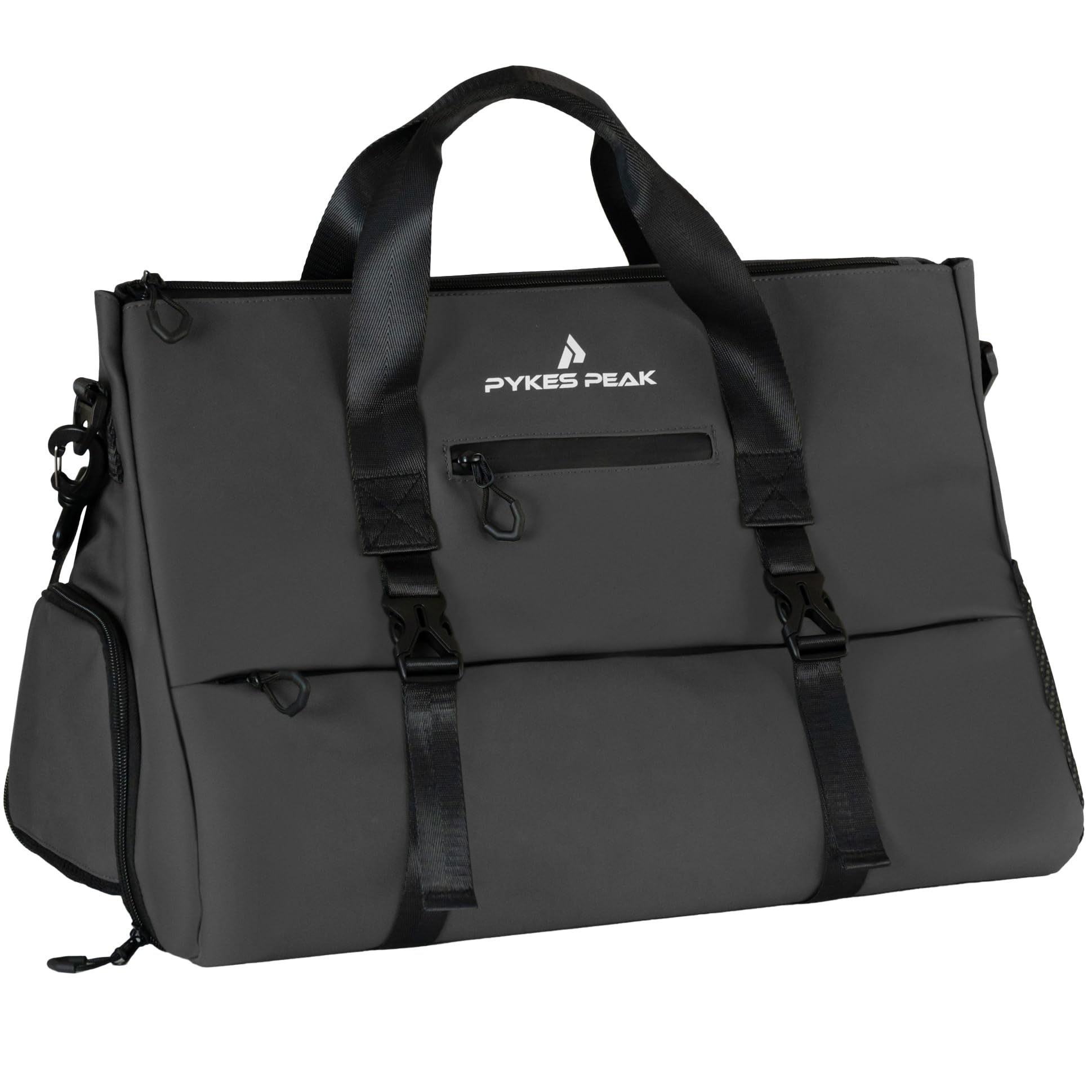 

PYKES PEAK Sports Shoulder Enamel 23L Large Perfect for the Outdoor and Business Size M Bag, 3-Way Bag, Capacity, Gym, Golf, Sports, Running, Travel, сірий колір