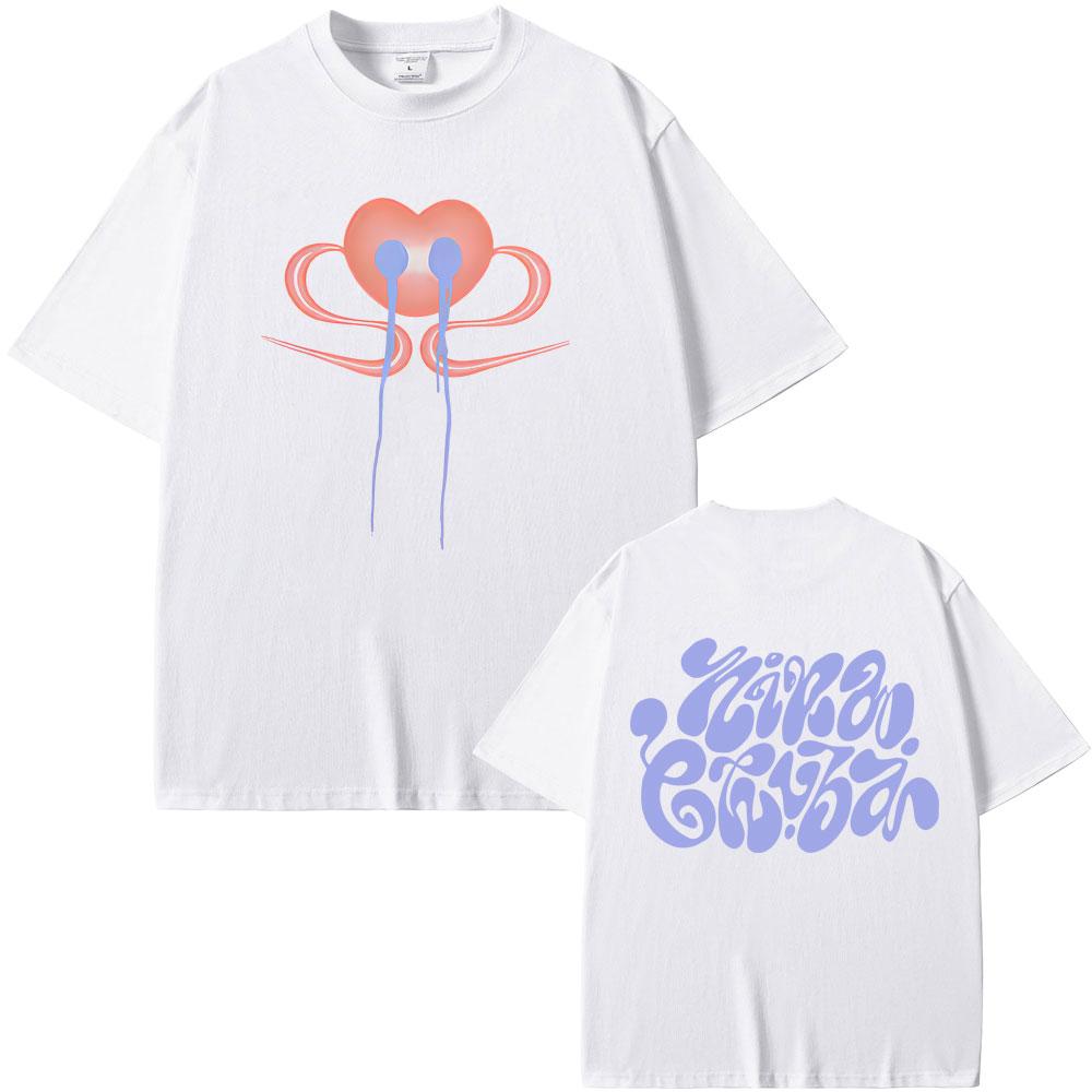 Singer Nina Chuba Tour New Album 2026 Cover Tshirt Men Women Fashion Pop Music T Shirts High Quality Cotton Oversized Tshirts