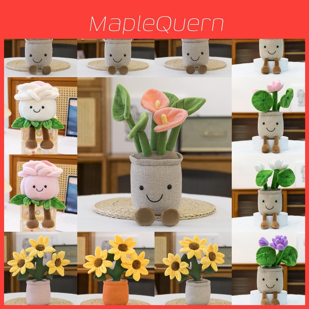 Orchidea Girasole Loto Peluche Pianta Giocattolo Con Morbido Cotone PP Per Arredamento Casa E Regali