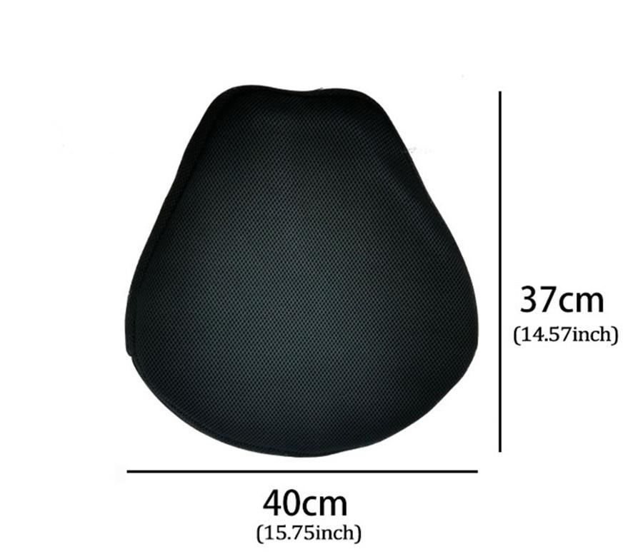 1Set Motorcycle Seat Cushion Pressure Release Comfortable Seat Cushion Inflatable Air Cushion Cooling Buck Seat Cushion with Cushion Cover