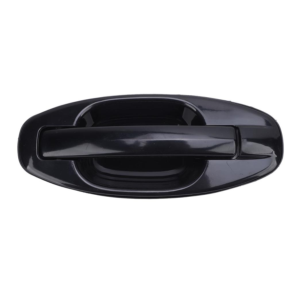 Outside Door Handle Black Comfortable Grip Abrasion Resistant Exterior Door Handle for Santa Fe 2001 2006 Rear Left: