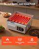 Commercial Electric Griddle, 355 x 300 mm, 2000W, 50-300°C Adjustable Temp Control, Stainless Steel Countertop Full Flat Top Grill with 2 Spatulas and