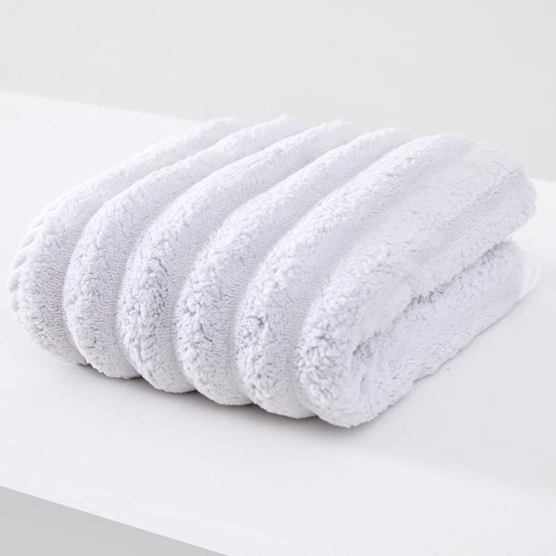 

35x75 см впитывающее мягкое полотенце, домашний утолщенный коралловый бархат, текстиль, принадлежности для ванной комнаты 35*75cm серый